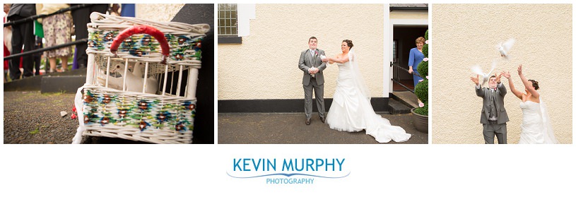 clare wedding photography doves