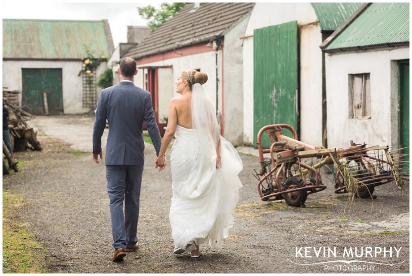 clare farmyard wedding photo