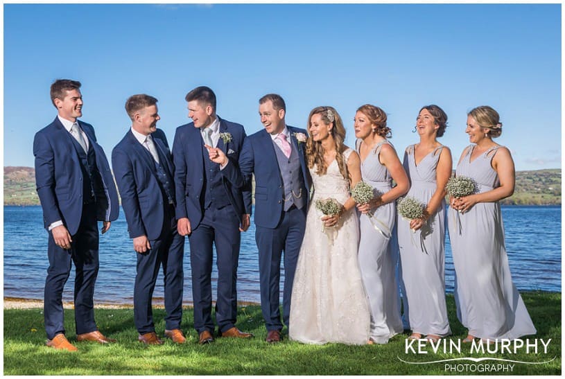 fun bridal party photo