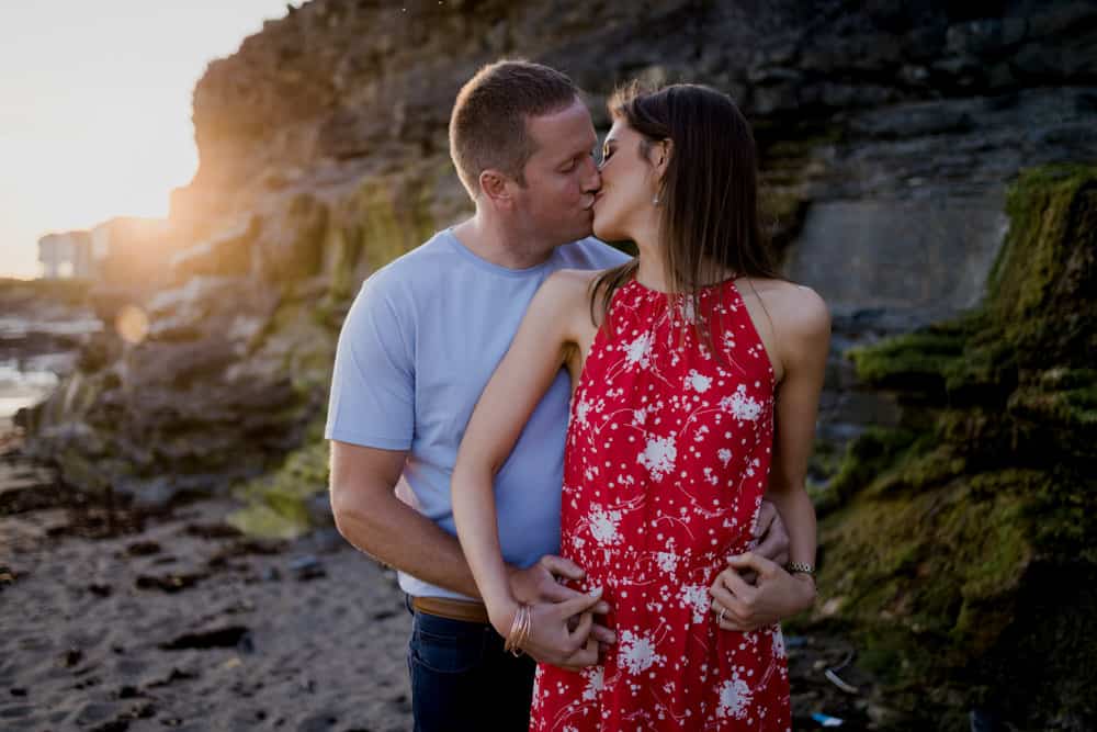 engagement session beach