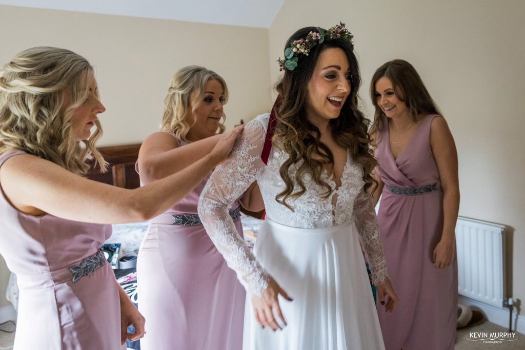 bride getting ready