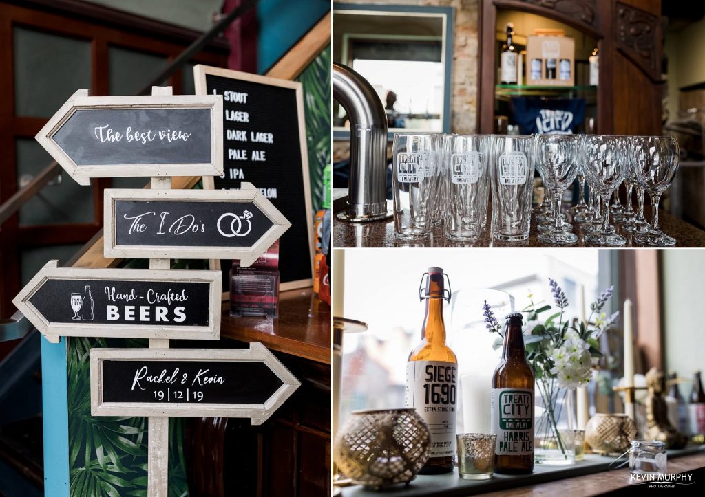 brewery wedding details