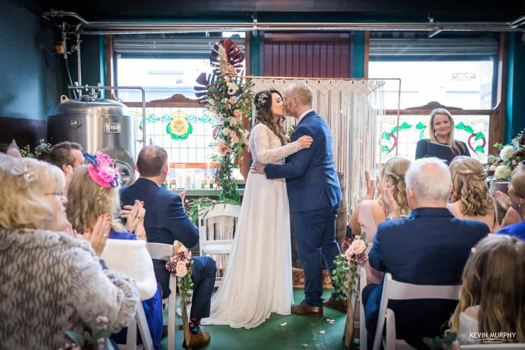 wedding ceremony in limerick brewery