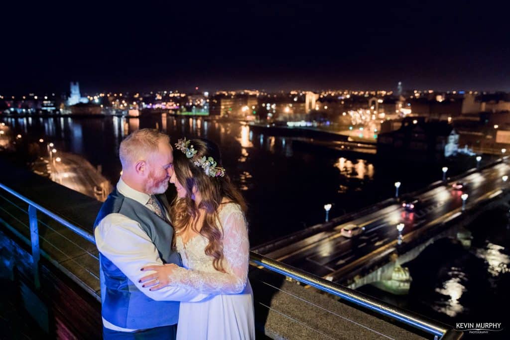 night photo balcony strand hotel limerick